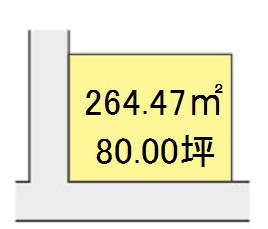 和歌山市福島・土地・56491の区画図