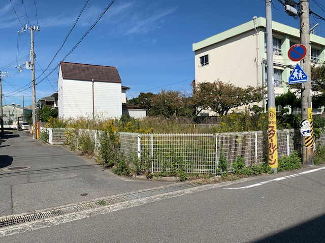 和歌山市福島・土地・56491の前面道路含む現地写真