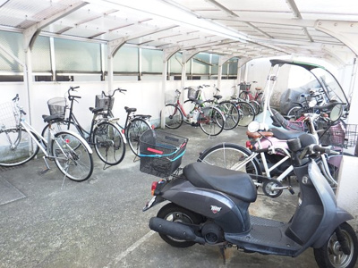 【その他共用部分】 | エスペランサ第5十日市場 | 駐輪場・バイク置場