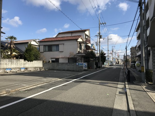 芦屋市大東町の前面道路含む現地写真