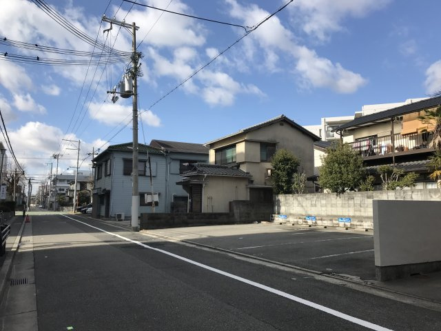 芦屋市大東町の前面道路含む現地写真