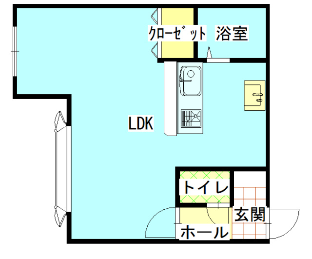 ルート医大前　Ｄ棟の間取り