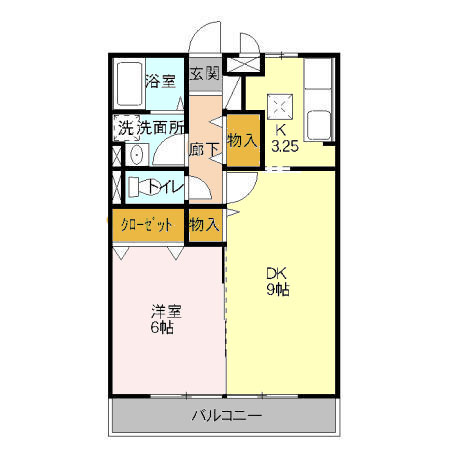 プロスパーAの間取り