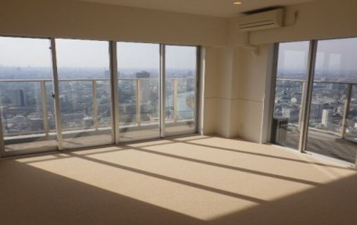 荒川区南千住４丁目の賃貸マンションの居間・リビング|参考