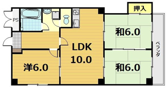 【間取り】 | ステーションパレス京都