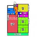【間取り】 | ハイグレード川辺Ⅱの間取り