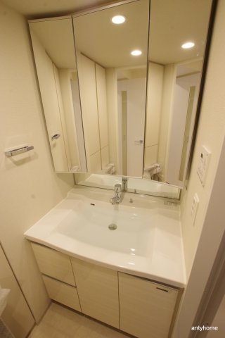 コンフォリア北堀江一丁目　仲介手数料無料の洗面所