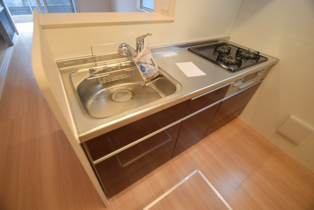 アイビーコートＴのキッチン|システムキッチンです