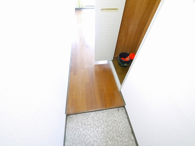 SKYマンションの玄関