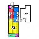 【間取り】 | サンリッツ５８の間取り