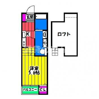 【間取り】 | サンリッツ５８ | サンリッツ５８の間取り