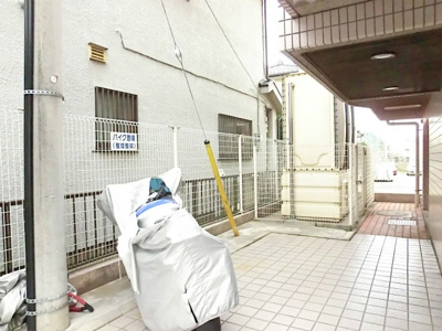 【その他共用部分】 | サンパレスマキ前原 | 駐輪場（バイク）