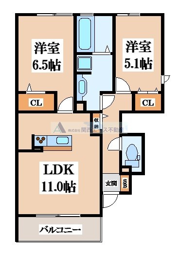 【間取り】 | ソレイユ横小路