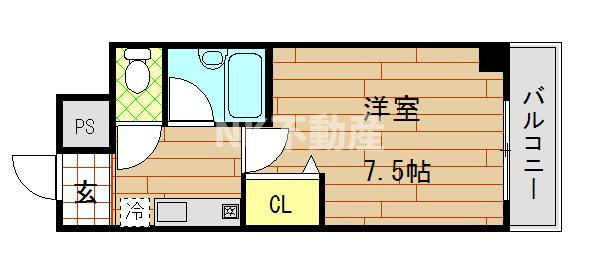 【間取り】 | コートビュータワー（布施賃貸） | 間取りです