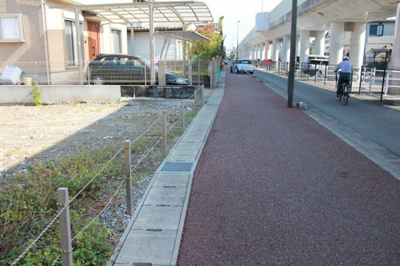 【前面道路含む現地写真】 | 高知南万々　土地