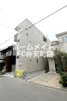 【外観】 | ハーモニーテラス市岡 | 落ち着いた雰囲気の外観です