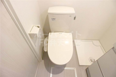 【トイレ】 | ハーモニーテラス市岡 | シンプルで使いやすいトイレです