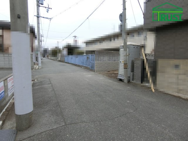 明石市日富美町　新築一戸建の前面道路含む現地写真