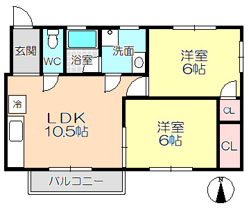 【間取り】 | コムディッソ・オリオ
