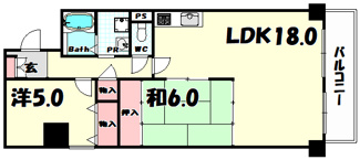【間取り】 | シャンボール三宮