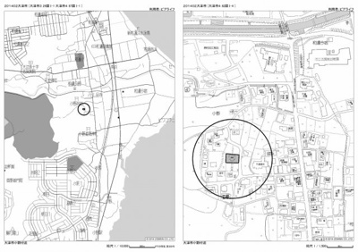【地図】 | 大津市小野1122-3　中古戸建