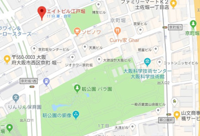 【地図】 | エイトビル江戸堀