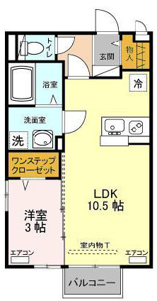 アベイユガーデンの間取り