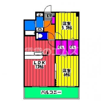 【間取り】 | スカイシャトレ空港南 | スカイシャトレ空港南の間取り