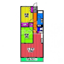 【間取り】 | アルファウイング高宮東の間取り