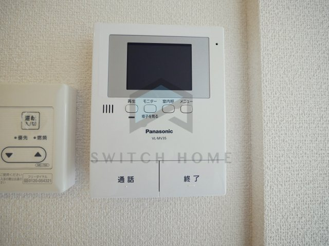 【セキュリティ】 | グレイス奥林B | モニター付きインターホンです
