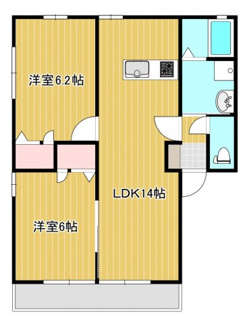 【間取り】 | ハイムシンセリティD