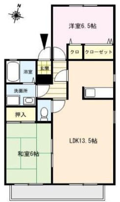 ガーデニアの間取り