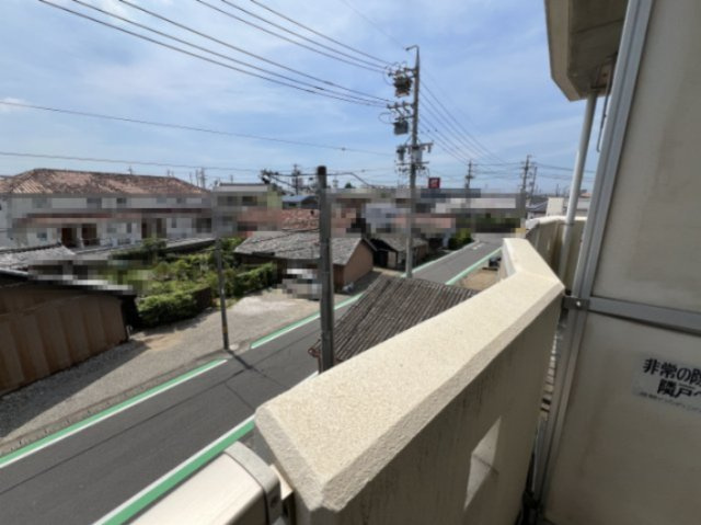 リバティーハウスのバルコニー