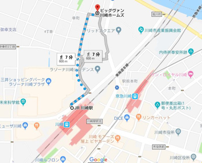 【地図】 | ビックヴァン川崎ホームズ