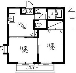 【間取り】 | クレセントD