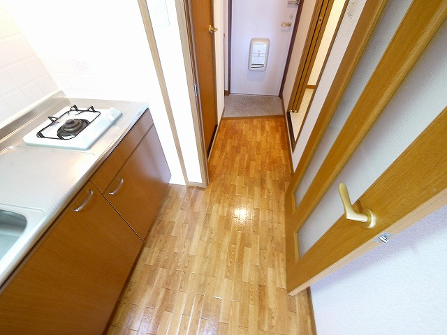 ブランドール佐保川のキッチン|コンパクトなキッチンで掃除もラクラク