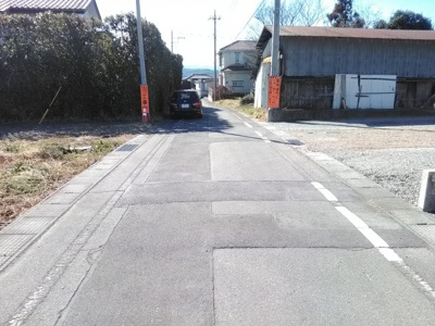 【前面道路含む現地写真】 | 高崎市沖町売地