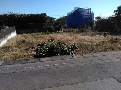 【前面道路含む現地写真】 | 高崎市沖町売地
