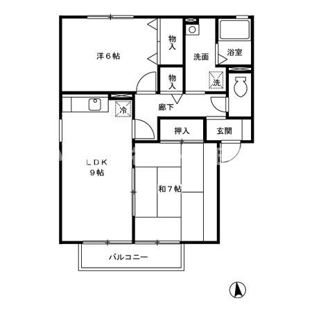 シャルマンハイムの間取り