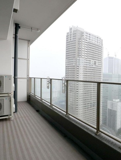 港区浜松町１丁目の賃貸マンションのバルコニー|他参照