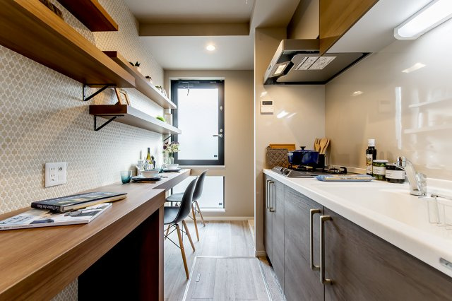 【キッチン】 | レコラ花小金井 | 写真の家具家電はイメージです。