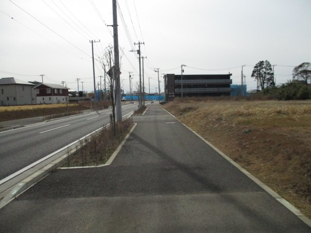 八千代市緑が丘西５丁目　土地　人気の「はぐみの杜」内の前面道路含む現地写真|前面道路含む現地写真です