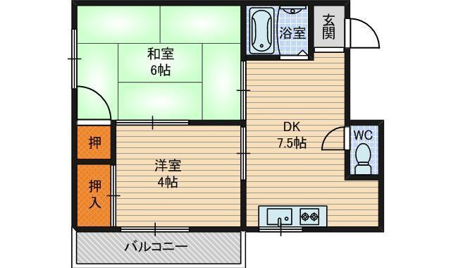 【間取り】 | 東洋プラザ今福