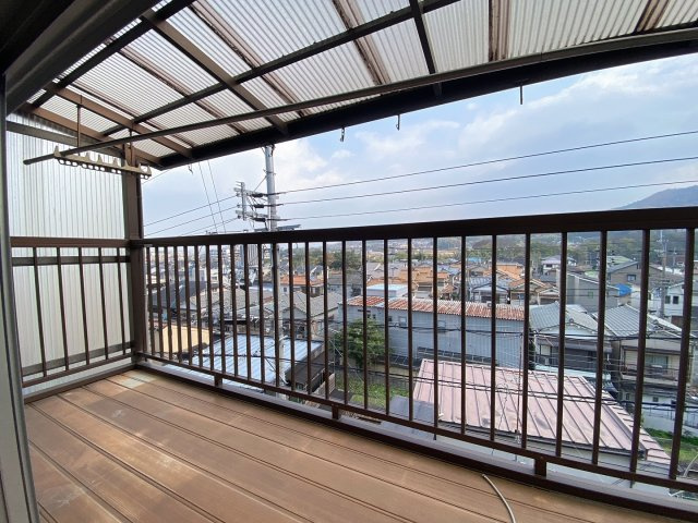 市町戸建のバルコニー