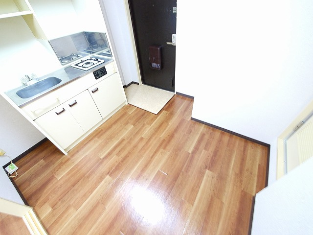 谷垣マンションのキッチン|きれいなキッチンです