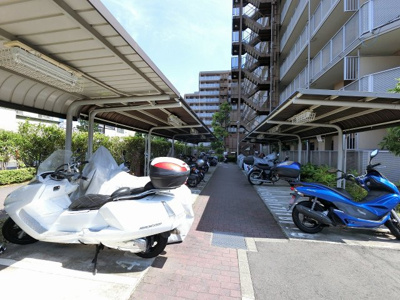【その他共用部分】 | クリオ鴨居五番館 | バイク置場