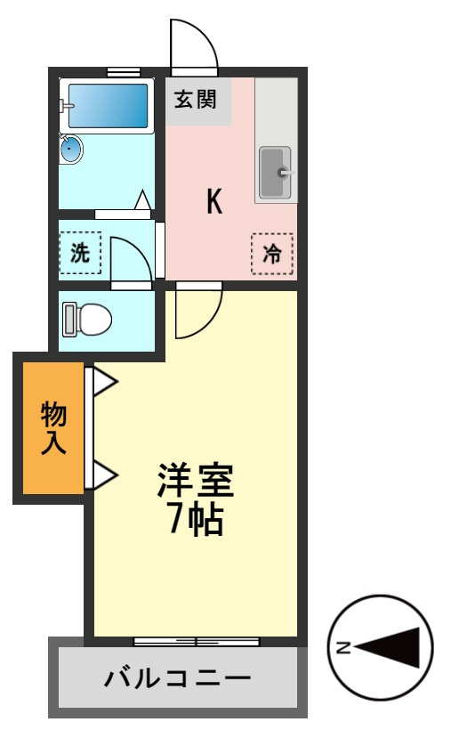 ピュア西小岩の間取り