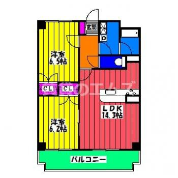 【間取り】 | アルル空港南 | アルル空港南の間取り