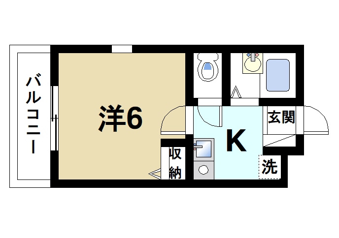 国際レディースマンションの間取り