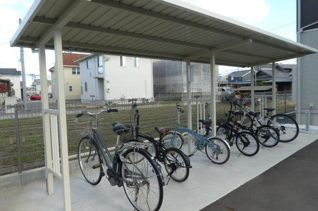 倉敷市老松町１丁目のアパートのその他共用部分|駐輪場